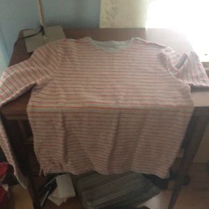 Long sleeved stripped shirt